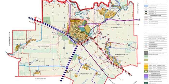 Региональные проекты краснодарского края. Схема Староминской.