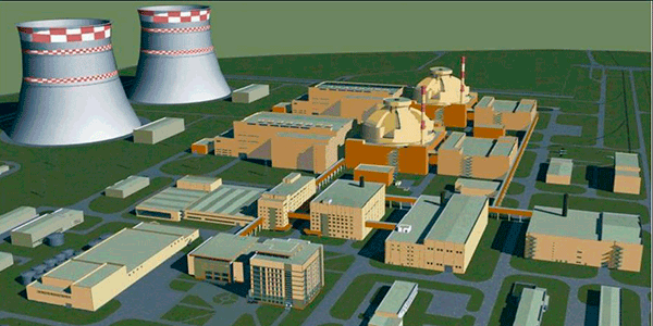Схема выдачи мощности Нижегородской АЭС